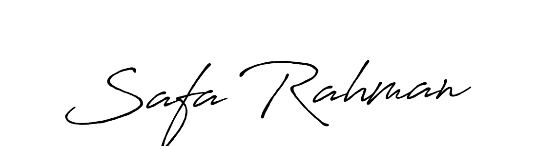 Also we have Safa Rahman name is the best signature style. Create professional handwritten signature collection using Antro_Vectra_Bolder autograph style. Safa Rahman signature style 7 images and pictures png