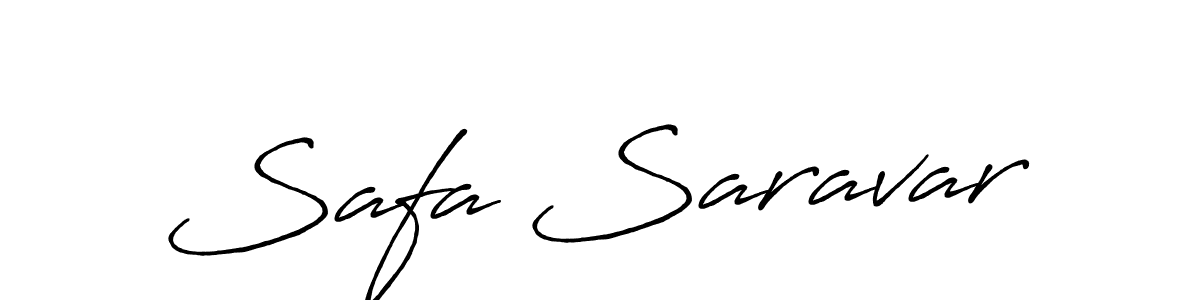 Similarly Antro_Vectra_Bolder is the best handwritten signature design. Signature creator online .You can use it as an online autograph creator for name Safa Saravar. Safa Saravar signature style 7 images and pictures png