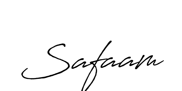 Design your own signature with our free online signature maker. With this signature software, you can create a handwritten (Antro_Vectra_Bolder) signature for name Safaam. Safaam signature style 7 images and pictures png