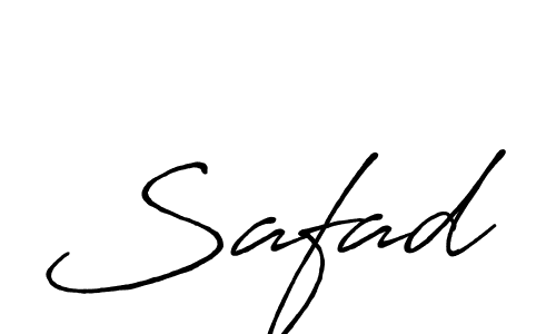 How to make Safad name signature. Use Antro_Vectra_Bolder style for creating short signs online. This is the latest handwritten sign. Safad signature style 7 images and pictures png