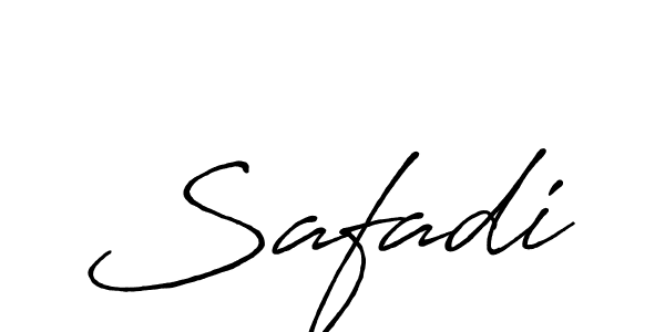 Safadi stylish signature style. Best Handwritten Sign (Antro_Vectra_Bolder) for my name. Handwritten Signature Collection Ideas for my name Safadi. Safadi signature style 7 images and pictures png