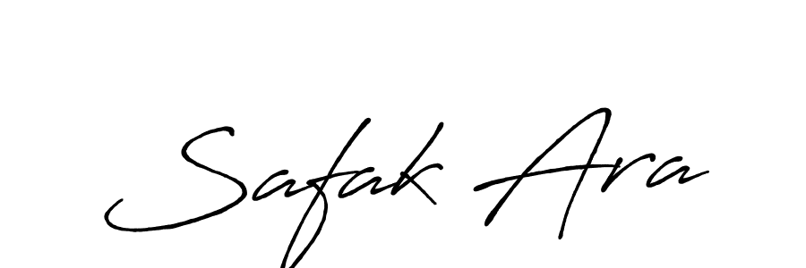 Use a signature maker to create a handwritten signature online. With this signature software, you can design (Antro_Vectra_Bolder) your own signature for name Safak Ara. Safak Ara signature style 7 images and pictures png