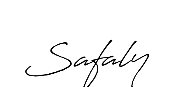 Also we have Safaly name is the best signature style. Create professional handwritten signature collection using Antro_Vectra_Bolder autograph style. Safaly signature style 7 images and pictures png
