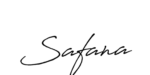 Use a signature maker to create a handwritten signature online. With this signature software, you can design (Antro_Vectra_Bolder) your own signature for name Safana. Safana signature style 7 images and pictures png