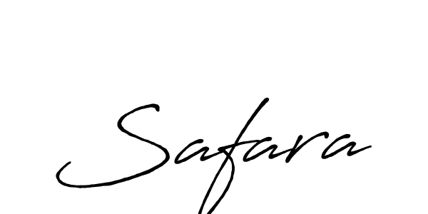 Use a signature maker to create a handwritten signature online. With this signature software, you can design (Antro_Vectra_Bolder) your own signature for name Safara. Safara signature style 7 images and pictures png