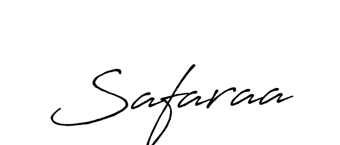 How to make Safaraa name signature. Use Antro_Vectra_Bolder style for creating short signs online. This is the latest handwritten sign. Safaraa signature style 7 images and pictures png