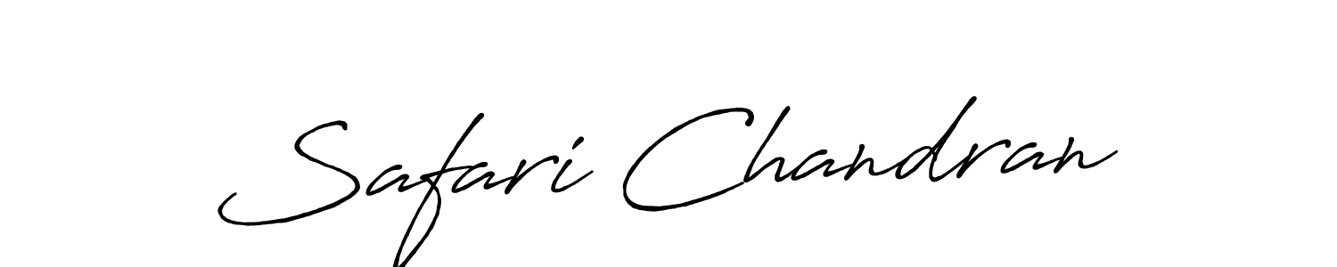 Make a beautiful signature design for name Safari Chandran. Use this online signature maker to create a handwritten signature for free. Safari Chandran signature style 7 images and pictures png