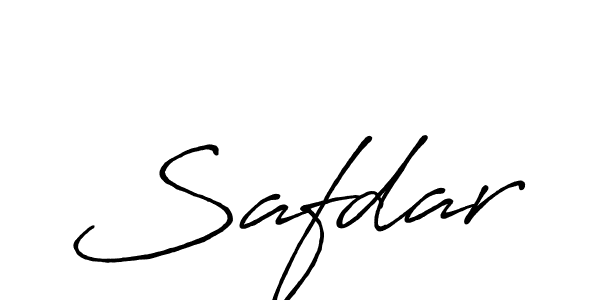 Design your own signature with our free online signature maker. With this signature software, you can create a handwritten (Antro_Vectra_Bolder) signature for name Safdar. Safdar signature style 7 images and pictures png