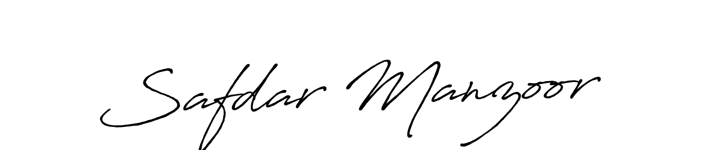 It looks lik you need a new signature style for name Safdar Manzoor. Design unique handwritten (Antro_Vectra_Bolder) signature with our free signature maker in just a few clicks. Safdar Manzoor signature style 7 images and pictures png