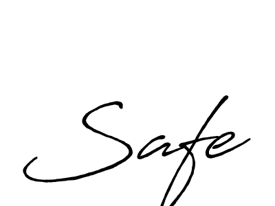 Design your own signature with our free online signature maker. With this signature software, you can create a handwritten (Antro_Vectra_Bolder) signature for name Safe. Safe signature style 7 images and pictures png