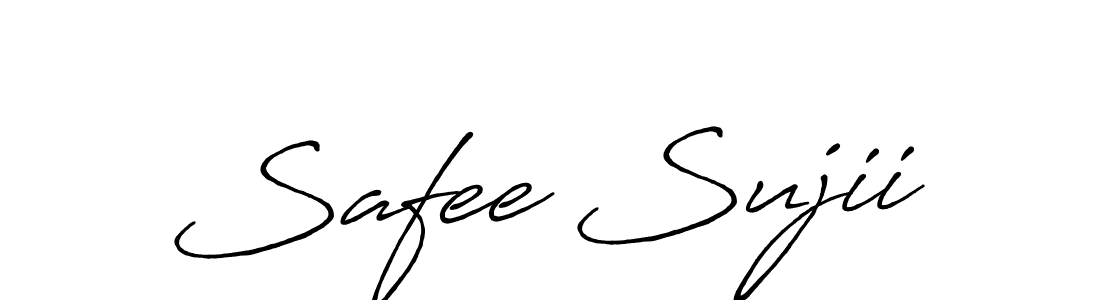 Also You can easily find your signature by using the search form. We will create Safee Sujii name handwritten signature images for you free of cost using Antro_Vectra_Bolder sign style. Safee Sujii signature style 7 images and pictures png