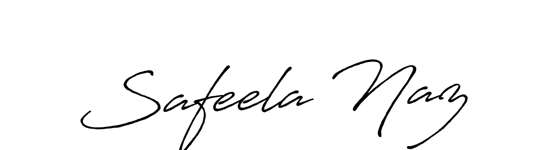 Design your own signature with our free online signature maker. With this signature software, you can create a handwritten (Antro_Vectra_Bolder) signature for name Safeela Naz. Safeela Naz signature style 7 images and pictures png