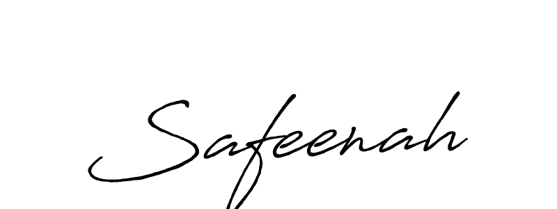 Safeenah stylish signature style. Best Handwritten Sign (Antro_Vectra_Bolder) for my name. Handwritten Signature Collection Ideas for my name Safeenah. Safeenah signature style 7 images and pictures png