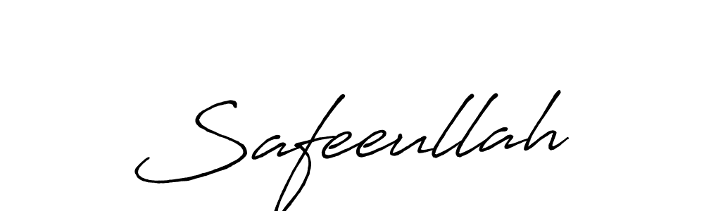 It looks lik you need a new signature style for name Safeeullah. Design unique handwritten (Antro_Vectra_Bolder) signature with our free signature maker in just a few clicks. Safeeullah signature style 7 images and pictures png