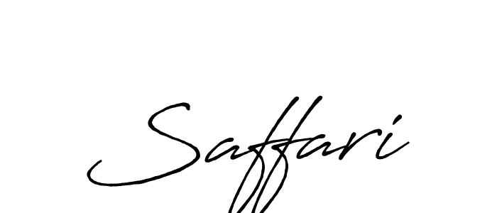 How to make Saffari signature? Antro_Vectra_Bolder is a professional autograph style. Create handwritten signature for Saffari name. Saffari signature style 7 images and pictures png