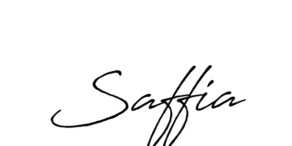Also we have Saffia name is the best signature style. Create professional handwritten signature collection using Antro_Vectra_Bolder autograph style. Saffia signature style 7 images and pictures png