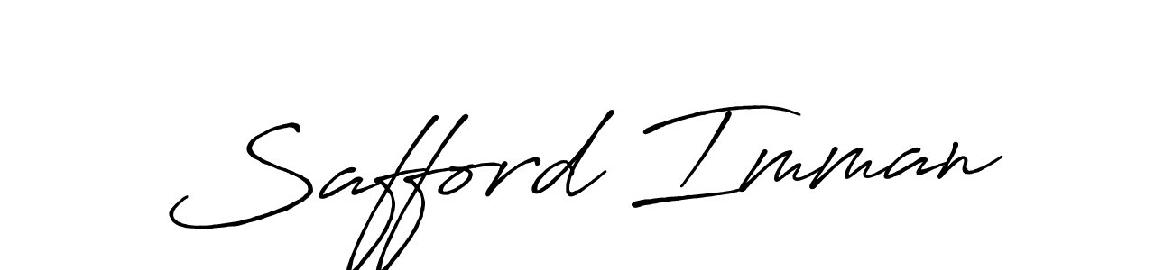 Also You can easily find your signature by using the search form. We will create Safford Imman name handwritten signature images for you free of cost using Antro_Vectra_Bolder sign style. Safford Imman signature style 7 images and pictures png