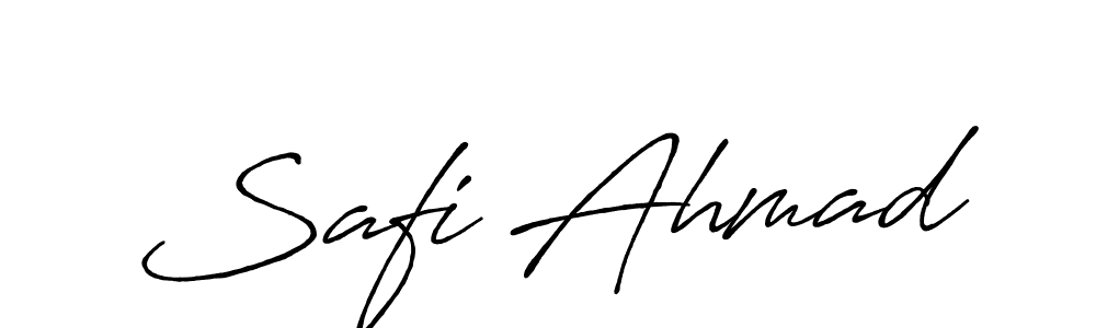 It looks lik you need a new signature style for name Safi Ahmad. Design unique handwritten (Antro_Vectra_Bolder) signature with our free signature maker in just a few clicks. Safi Ahmad signature style 7 images and pictures png