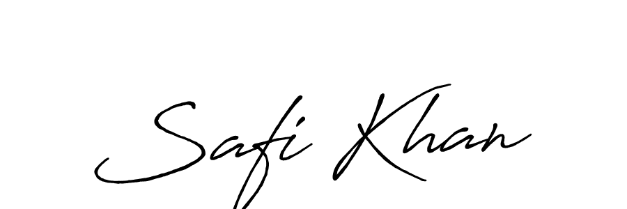 Make a beautiful signature design for name Safi Khan. Use this online signature maker to create a handwritten signature for free. Safi Khan signature style 7 images and pictures png