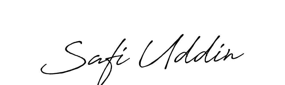 How to make Safi Uddin signature? Antro_Vectra_Bolder is a professional autograph style. Create handwritten signature for Safi Uddin name. Safi Uddin signature style 7 images and pictures png