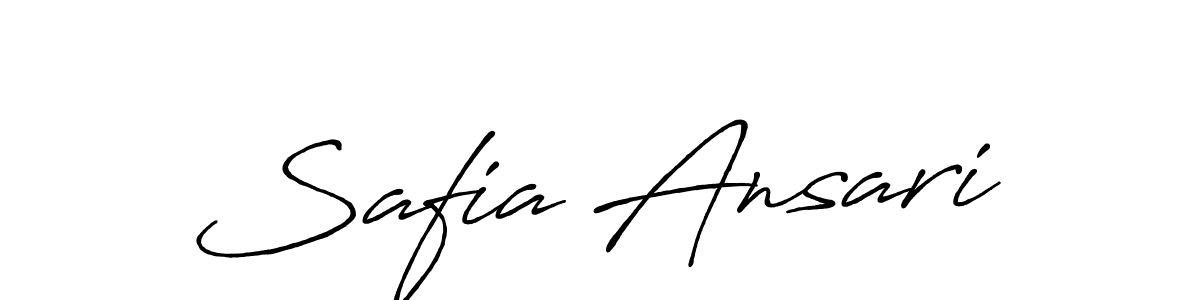 Use a signature maker to create a handwritten signature online. With this signature software, you can design (Antro_Vectra_Bolder) your own signature for name Safia Ansari. Safia Ansari signature style 7 images and pictures png