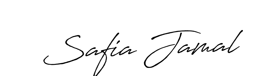 Make a beautiful signature design for name Safia Jamal. With this signature (Antro_Vectra_Bolder) style, you can create a handwritten signature for free. Safia Jamal signature style 7 images and pictures png