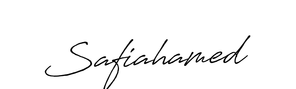 Use a signature maker to create a handwritten signature online. With this signature software, you can design (Antro_Vectra_Bolder) your own signature for name Safiahamed. Safiahamed signature style 7 images and pictures png