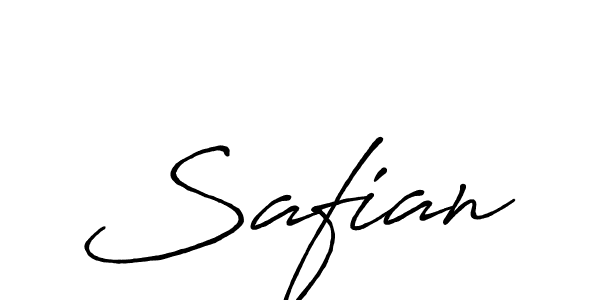 You should practise on your own different ways (Antro_Vectra_Bolder) to write your name (Safian) in signature. don't let someone else do it for you. Safian signature style 7 images and pictures png