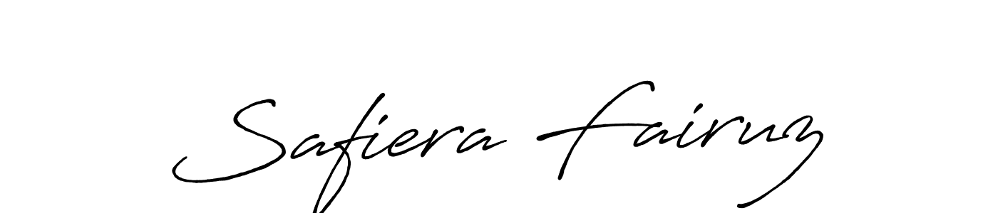 The best way (Antro_Vectra_Bolder) to make a short signature is to pick only two or three words in your name. The name Safiera Fairuz include a total of six letters. For converting this name. Safiera Fairuz signature style 7 images and pictures png