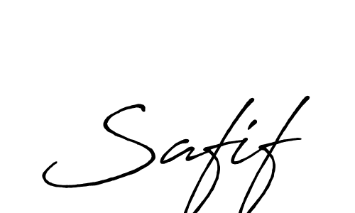 Design your own signature with our free online signature maker. With this signature software, you can create a handwritten (Antro_Vectra_Bolder) signature for name Safif. Safif signature style 7 images and pictures png