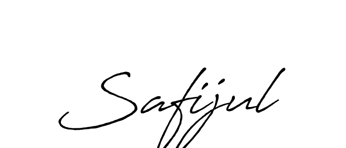 Use a signature maker to create a handwritten signature online. With this signature software, you can design (Antro_Vectra_Bolder) your own signature for name Safijul. Safijul signature style 7 images and pictures png