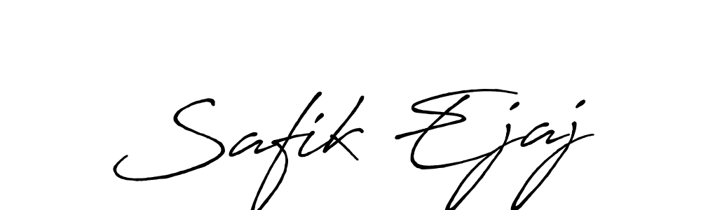 Design your own signature with our free online signature maker. With this signature software, you can create a handwritten (Antro_Vectra_Bolder) signature for name Safik Ejaj. Safik Ejaj signature style 7 images and pictures png