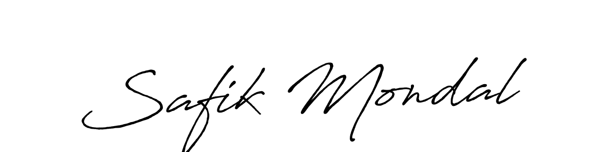 Antro_Vectra_Bolder is a professional signature style that is perfect for those who want to add a touch of class to their signature. It is also a great choice for those who want to make their signature more unique. Get Safik Mondal name to fancy signature for free. Safik Mondal signature style 7 images and pictures png