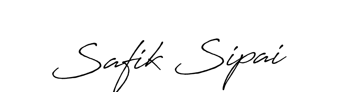 The best way (Antro_Vectra_Bolder) to make a short signature is to pick only two or three words in your name. The name Safik Sipai include a total of six letters. For converting this name. Safik Sipai signature style 7 images and pictures png