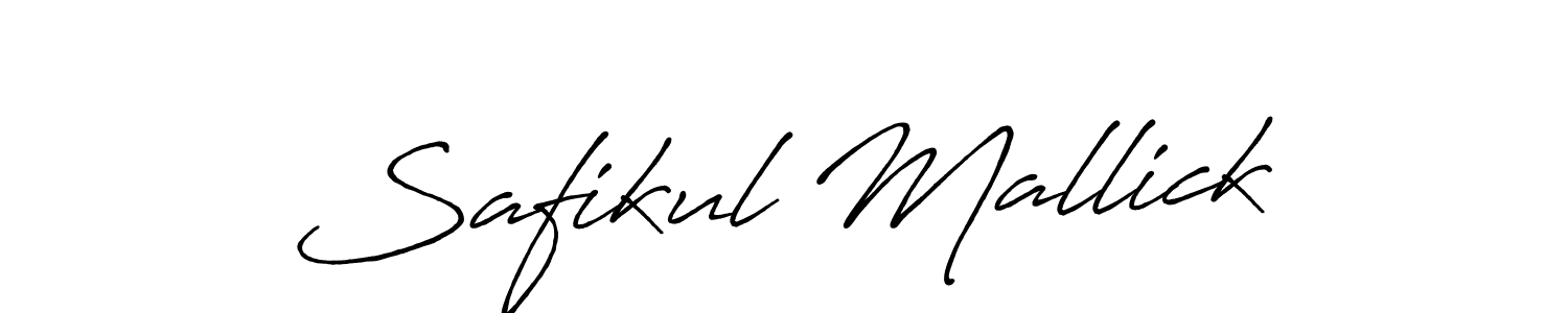Safikul Mallick stylish signature style. Best Handwritten Sign (Antro_Vectra_Bolder) for my name. Handwritten Signature Collection Ideas for my name Safikul Mallick. Safikul Mallick signature style 7 images and pictures png