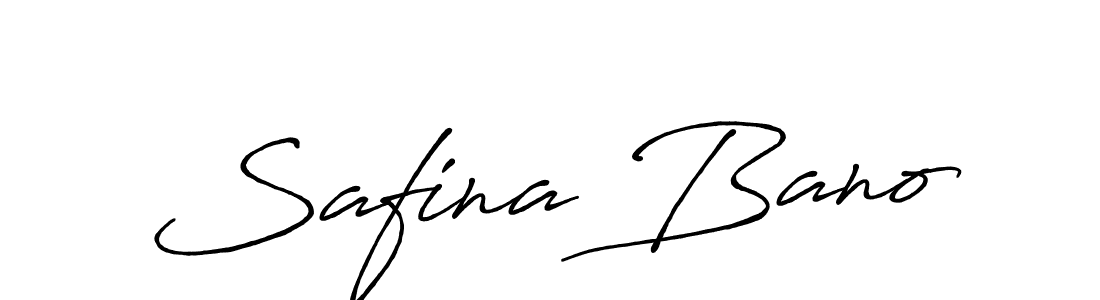 Also we have Safina Bano name is the best signature style. Create professional handwritten signature collection using Antro_Vectra_Bolder autograph style. Safina Bano signature style 7 images and pictures png