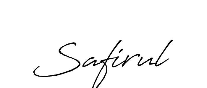 It looks lik you need a new signature style for name Safirul. Design unique handwritten (Antro_Vectra_Bolder) signature with our free signature maker in just a few clicks. Safirul signature style 7 images and pictures png