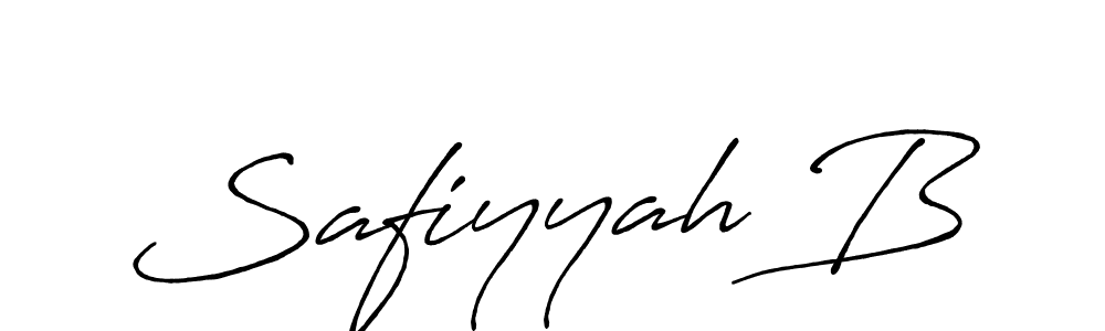 Use a signature maker to create a handwritten signature online. With this signature software, you can design (Antro_Vectra_Bolder) your own signature for name Safiyyah B. Safiyyah B signature style 7 images and pictures png