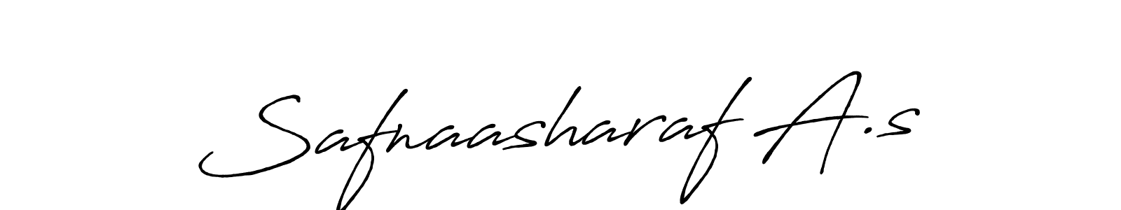 Make a beautiful signature design for name Safnaasharaf A.s. Use this online signature maker to create a handwritten signature for free. Safnaasharaf A.s signature style 7 images and pictures png
