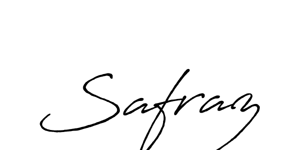 Safraz stylish signature style. Best Handwritten Sign (Antro_Vectra_Bolder) for my name. Handwritten Signature Collection Ideas for my name Safraz. Safraz signature style 7 images and pictures png