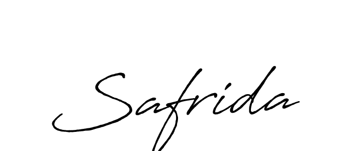 Also You can easily find your signature by using the search form. We will create Safrida name handwritten signature images for you free of cost using Antro_Vectra_Bolder sign style. Safrida signature style 7 images and pictures png