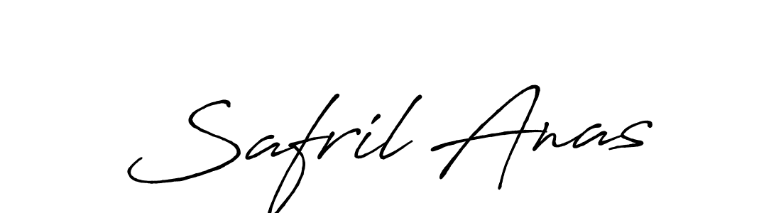 How to make Safril Anas name signature. Use Antro_Vectra_Bolder style for creating short signs online. This is the latest handwritten sign. Safril Anas signature style 7 images and pictures png