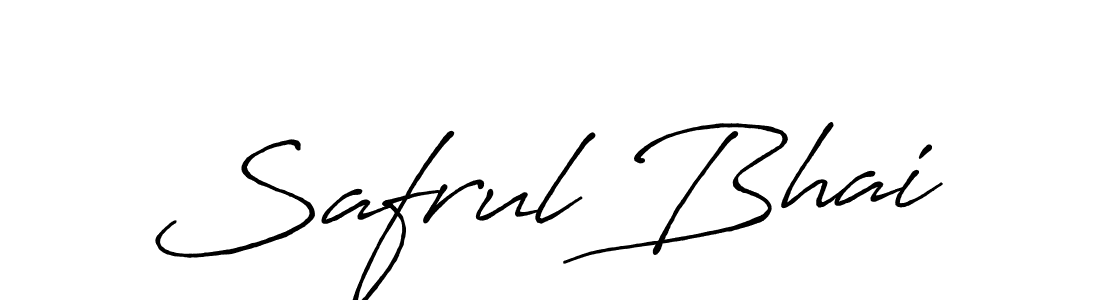 How to Draw Safrul Bhai signature style? Antro_Vectra_Bolder is a latest design signature styles for name Safrul Bhai. Safrul Bhai signature style 7 images and pictures png