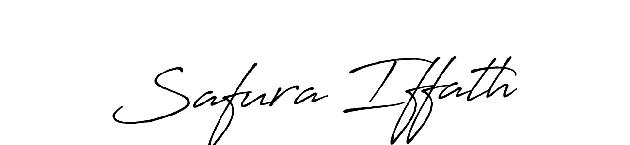 It looks lik you need a new signature style for name Safura Iffath. Design unique handwritten (Antro_Vectra_Bolder) signature with our free signature maker in just a few clicks. Safura Iffath signature style 7 images and pictures png