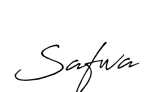 if you are searching for the best signature style for your name Safwa. so please give up your signature search. here we have designed multiple signature styles  using Antro_Vectra_Bolder. Safwa signature style 7 images and pictures png