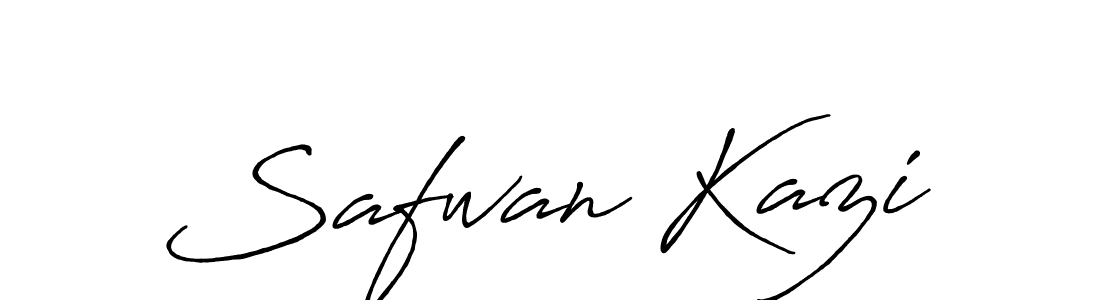 Safwan Kazi stylish signature style. Best Handwritten Sign (Antro_Vectra_Bolder) for my name. Handwritten Signature Collection Ideas for my name Safwan Kazi. Safwan Kazi signature style 7 images and pictures png
