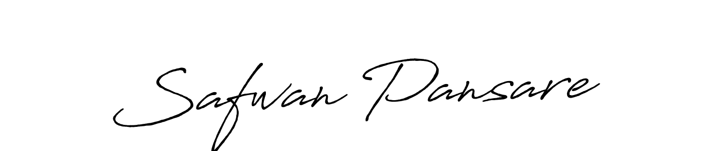 Also we have Safwan Pansare name is the best signature style. Create professional handwritten signature collection using Antro_Vectra_Bolder autograph style. Safwan Pansare signature style 7 images and pictures png