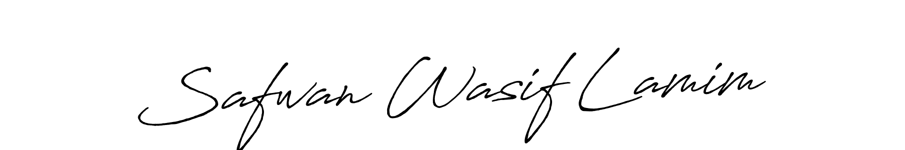 Also You can easily find your signature by using the search form. We will create Safwan Wasif Lamim name handwritten signature images for you free of cost using Antro_Vectra_Bolder sign style. Safwan Wasif Lamim signature style 7 images and pictures png