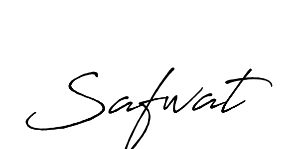 Use a signature maker to create a handwritten signature online. With this signature software, you can design (Antro_Vectra_Bolder) your own signature for name Safwat. Safwat signature style 7 images and pictures png