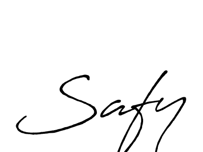 It looks lik you need a new signature style for name Safy. Design unique handwritten (Antro_Vectra_Bolder) signature with our free signature maker in just a few clicks. Safy signature style 7 images and pictures png